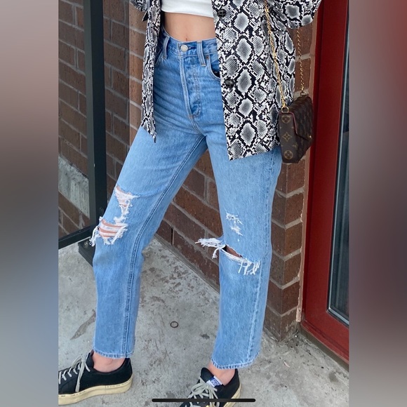 Aritzia Denim Forum Joni High Rise Straight Jeans - Picture 2 of 6